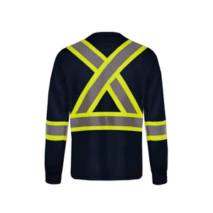 CX2 S05948 Beacon Long Sleeve Hi-Vis Performance T-Shirt - garment view 9