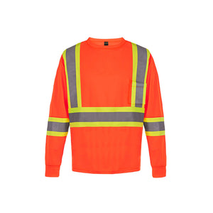CX2 S05948 Beacon Long Sleeve Hi-Vis Performance T-Shirt - garment view 6