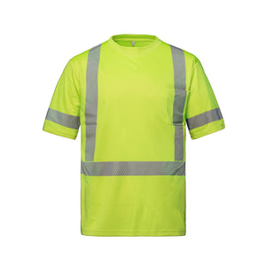 CX2 S05980 Lumen Hi-Vis Segmented-Stripe T-Shirt - supplier garment view 6