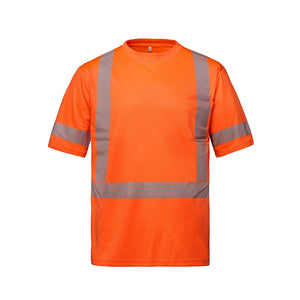 CX2 S05980 Lumen Hi-Vis Segmented-Stripe T-Shirt - supplier garment view 8