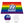 Full-colour sublimated rally towel with sample multicolour team artwork
