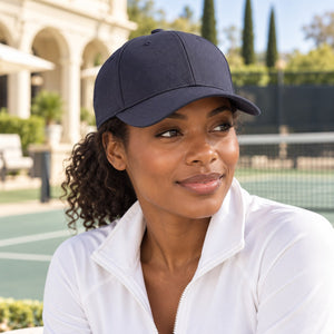 Flexfit 110C 110® Pro-Formance® Cap in Navy — lifestyle view