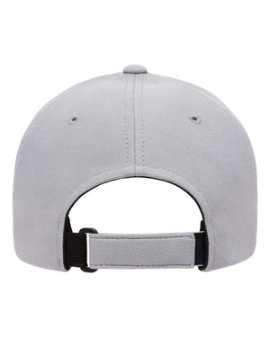 Flexfit 110P 110® Cool & Dry Mini-Piqué Cap in Silver — back view