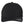 Flexfit 180 Delta® Seamless Cap in Black — front view
