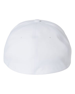 Flexfit 180 Delta® Seamless Cap in White — back view