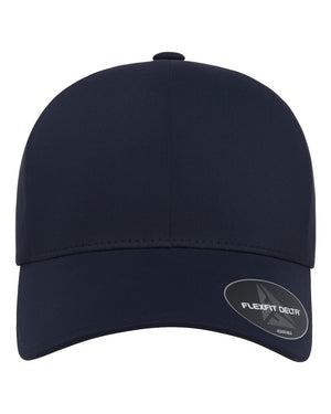 Flexfit 180AP Delta® Snapback Perforated Cap in Navy — front view