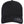 Flexfit 6110NU NU® Adjustable Cap in Black — front view