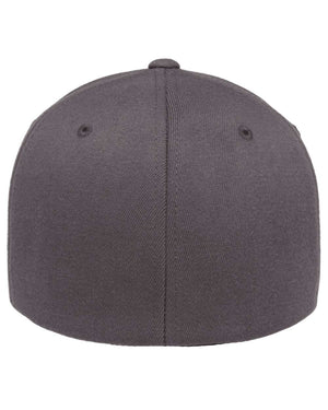 Flexfit 6477 Wool-Blend Cap in Grey — back view