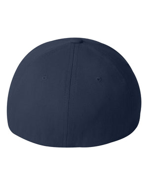 Flexfit 6477 Wool-Blend Cap in Navy — back view