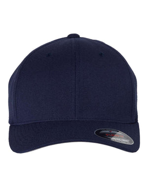 Flexfit 6477 Wool-Blend Cap in Navy — front view