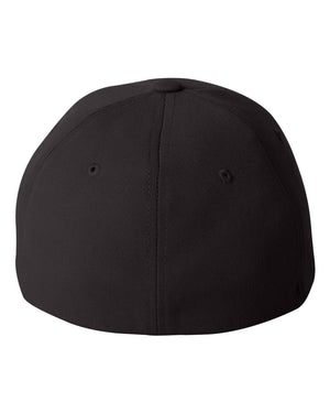 Flexfit 6580 Pro-Formance® Cap in Black — back view