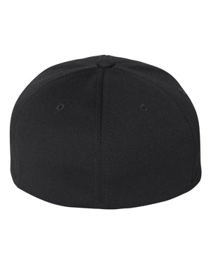 Flexfit 6597 Cool & Dry Sport Cap in Black — back view