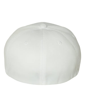 Flexfit 6597 Cool & Dry Sport Cap in White — back view