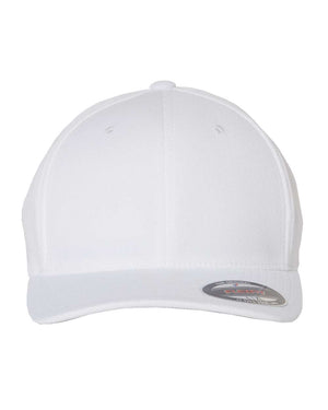 Flexfit 6597 Cool & Dry Sport Cap in White — front view