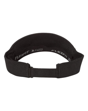 Flexfit 8110 110® Performance Visor in Black — back view