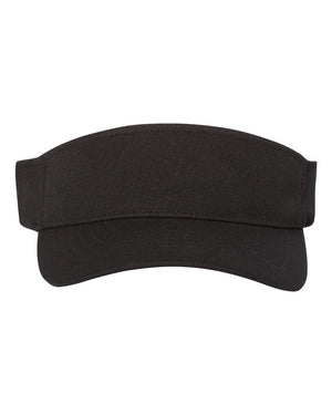 Flexfit 8110 110® Performance Visor in Black — front view