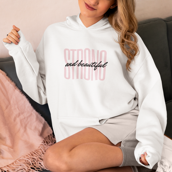 Embroidered Strong & Beautiful Sweater