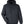 Harriton M722 unisex ClimaBloc heavyweight hooded full-zip jacket, front view - Dark Charcoal