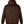 Harriton M722 unisex ClimaBloc heavyweight hooded full-zip jacket, back view - Dark Mocha