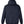 Harriton M722 unisex ClimaBloc heavyweight hooded full-zip jacket, back view - Dark Navy