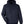 Harriton M722 unisex ClimaBloc heavyweight hooded full-zip jacket, front view - Dark Navy