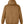 Harriton M722 unisex ClimaBloc heavyweight hooded full-zip jacket, back view - Duck Brown