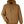 Harriton M722 unisex ClimaBloc heavyweight hooded full-zip jacket, front view - Duck Brown