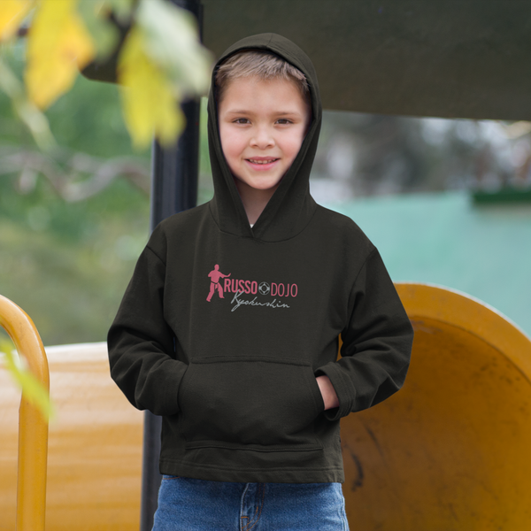 Embroidered Russo Dojo Karate - Youth Unisex Pullover Hoodie