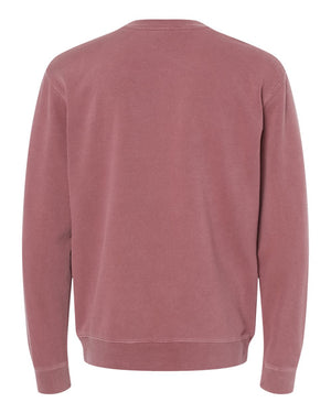 Independent Trading Co. PRM3500 in Pigment Maroon, supplier back view