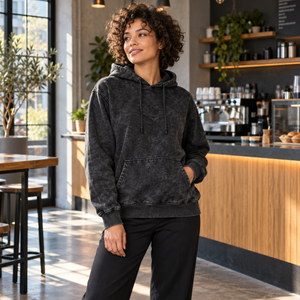Independent Trading Co. PRM4500MW in Black mineral wash, premium everyday lifestyle styling