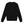 Just Like Hero HERO-1020 unisex crewneck sweatshirt in Black, back view