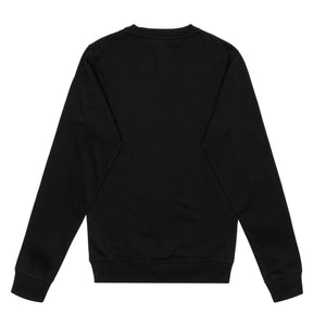 Just Like Hero HERO-1020 unisex crewneck sweatshirt in Black, back view