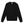 Just Like Hero HERO-1020 unisex crewneck sweatshirt in Black, front view