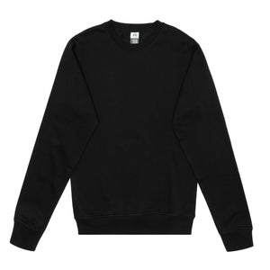 Just Like Hero HERO-1020 unisex crewneck sweatshirt in Black, front view