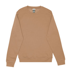 Just Like Hero HERO-1020 unisex crewneck sweatshirt in Clay, front view