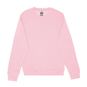 Just Like Hero HERO-1020 unisex crewneck sweatshirt in Pink, front view