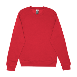 Just Like Hero HERO-1020 unisex crewneck sweatshirt in Red, front view