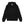 Just Like Hero HERO-2020 unisex pullover hoodie in Black, front view