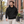Just Like Hero HERO-2020 Unisex Pullover Hoodie in Black, lifestyle view on an adult model