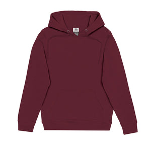 Just Like Hero HERO-2020 unisex pullover hoodie in Maroon, front view