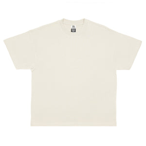 Just Like Hero HERO-300 unisex heavy oversized t-shirt in Icy Rock, front view