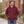 Just Like Hero HERO-3020 Unisex Full Zip Hoodie in Maroon, lifestyle view on an adult model