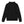 Just Like Hero HERO-4020 unisex quarter zip sweatshirt in Black, back view