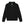 Just Like Hero HERO-4020 unisex quarter zip sweatshirt in Black, front view