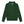 Just Like Hero HERO-4020 unisex quarter zip sweatshirt in Forest Green, front view