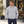 Just Like Hero HERO-4020 Unisex Quarter Zip Sweatshirt in Sport Grey, lifestyle view on an adult model