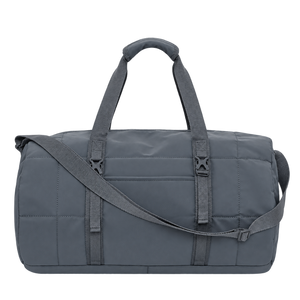 KOI1808 matte quilted barrel duffel – 27l in Storm Grey