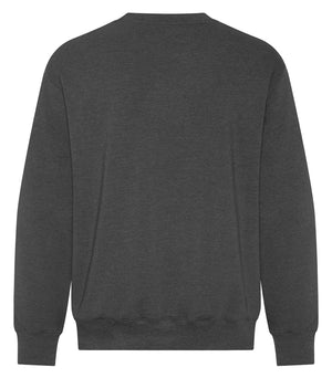 KOI KOI2240 Element CFF Crewneck Sweatshirt back view - Charcoal Heather Grey