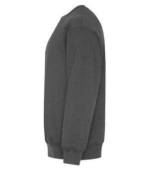KOI KOI2240 Element CFF Crewneck Sweatshirt side view - Charcoal Heather Grey