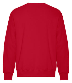 KOI KOI2240 Element CFF Crewneck Sweatshirt back view - Scarlet Red
